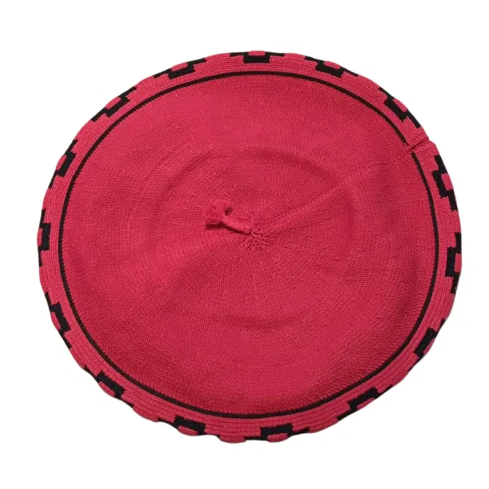 Boina hilo modelo pampa roja algodón