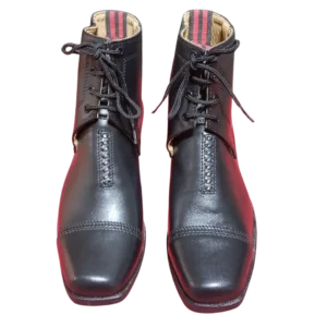 Zapato Huaso Infantil de Cuero Negro